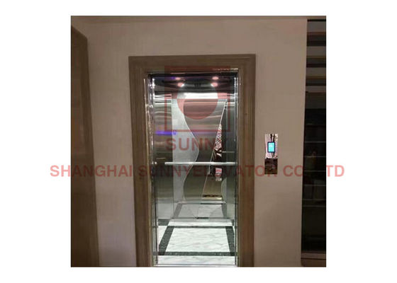 آسانسور خانگی 400 کیلوگرمی ویلا داخلی بدون دنده کشش MRL 3 طبقه