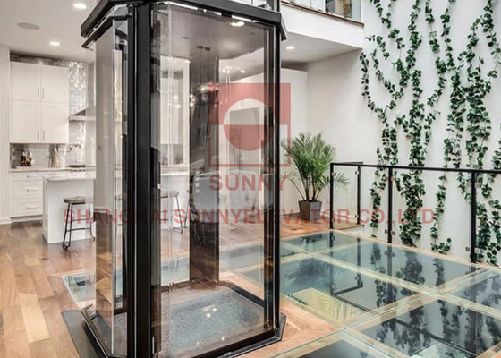 آسانسور هیدرولیک خانه کوچک عمودی 400 کیلوگرمی برای خانه