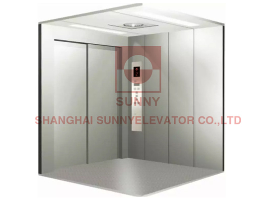 MRL Large Space Goods Elevator For Work Place Factory مرکز خرید 2000 کیلوگرم آسانسور بار