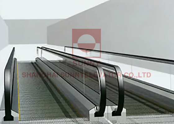 روسازی خودکار پله برقی راهرو متحرک افقی 0.5 متر بر جنوب