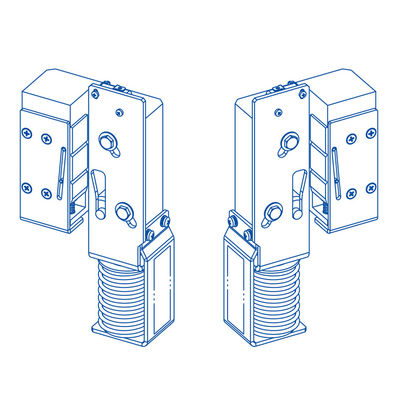 عرض 9/10 میلی‌متری ریل‌های راهنما قطعات آسانسور دسترسی به تجهیزات ایمنی الکترونیکی