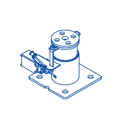 دسترسی به قطعات آسانسور ضربه‌گیر روغنی با سرعت نامی ≤1.75 متر بر ثانیه