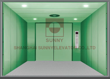 آسانسور حمل و نقل فلزی نقاشی شده آسانسور صنعتی ظرفیت 630kg 0.5m / S