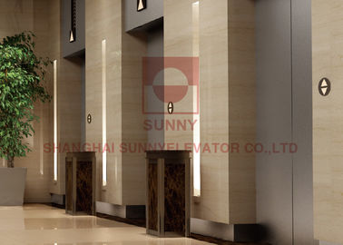 2000 کیلوگرم فولاد ضد زنگ 304 اتاق کوچک ماشین آسانسور صرفه جویی در انرژی چشمگیر