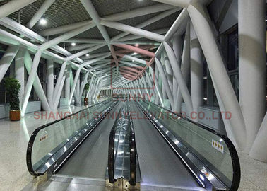 ISO9001 Airport VVVF Drive 12 ° Walkways Sidewalks درب پله برقی