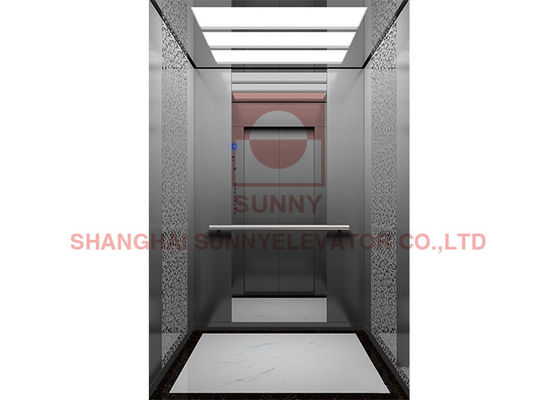 چین 450kg بار استیل ضد زنگ 304 ویلا آسانسور مسافرتی با سیستم کنترل VVVF تامین کننده