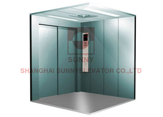 محموله های عمودی آسانسور آسانسور بار صنعتی 1.0 متر AC 1000 کیلوگرم