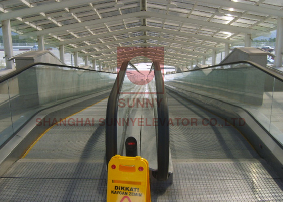 مترو 800 میلی متر عرض فرودگاه متحرک پیاده رو پله برقی 35 درجه