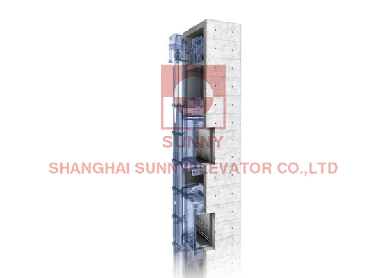 آسانسور مسافری اتوماتیک 800 کیلویی برای ساختمان ساختمانی 10 نفره