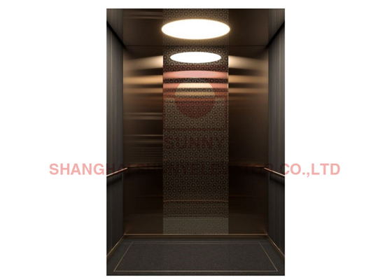 3m/S اتاق ماشین آلات کمتر آسانسور برای طراحی داخلی ساختمان اداری