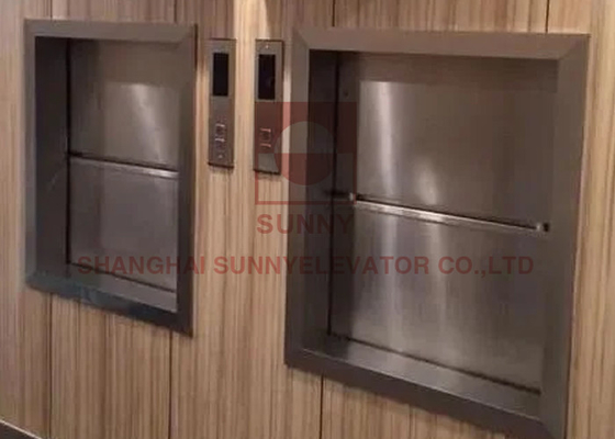 آسانسور کارخانه Dumbwaiter آشپزخانه مسکونی آسانسور غذا 0.4 متر بر ثانیه با سوئیچ توقف اضطراری