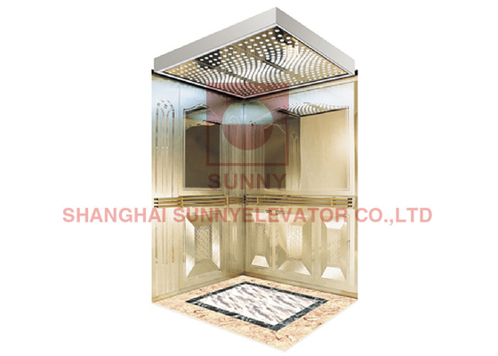 آسانسور CCC کم صدا 3.5m/S 120m 1600kg آسانسور مسافری برای ساختمان اداری