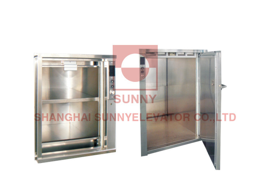 رستوران آشپزخانه آسانسور مینی غذا 100 کیلوگرم Dumbwaiter آسانسور مدرن فولاد ضد زنگ 304