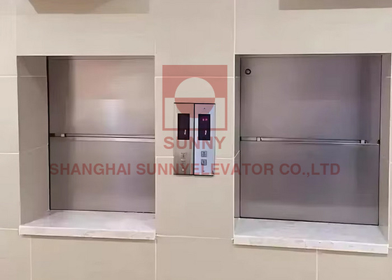 0.4M/S ایمنی کامپکت Dumbwaiter آسانسور برای رستوران ها و آشپزخانه ها