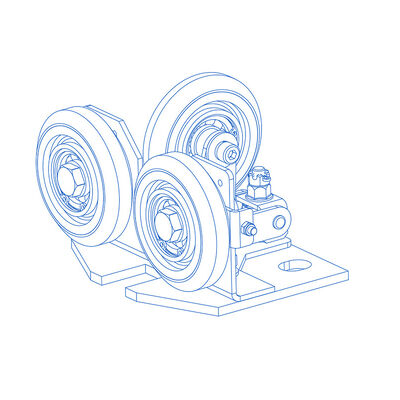 مواد لاستیکی/PU قطعات ایمنی آسانسور کفش راننده نیمه لاستیکی