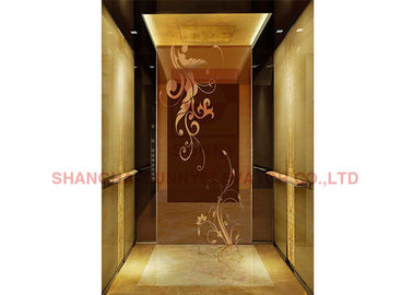 فولاد ضد زنگ 2.5m/S بار 1600kg آسانسور مسافر با VVVF Drive
