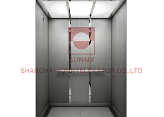 400 کیلوگرم فن آوری پیشرفته آسانسور مسکونی Vvvf فولاد ضد زنگ
