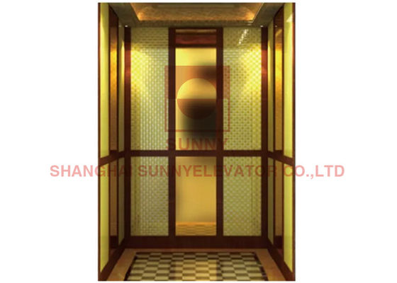 800 کیلوگرم لوکس Vvvf 0.4m / S با آسانسورهای خانگی مسکونی