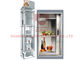 ISO9001 کنترل PC 0.4m/S 630kg آشپزخانه خدمات غذایی آسانسور