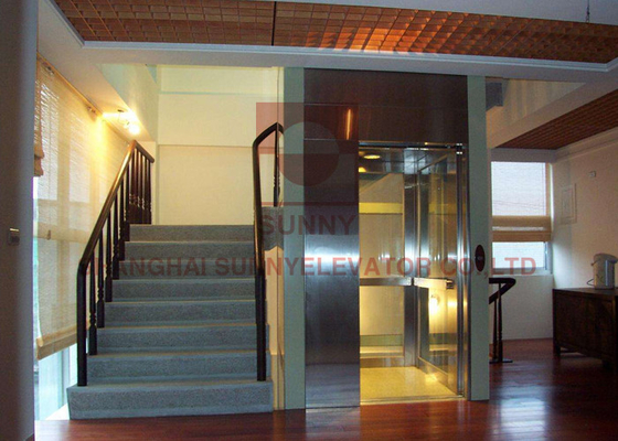 آسانسور خانگی 400 کیلوگرمی با عملکرد پایدار ویلای کوچک MRL