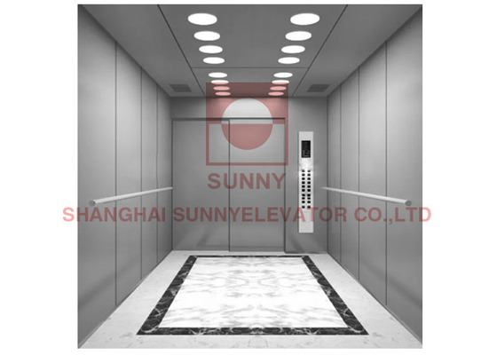 6 طبقه 1600 کیلوگرم آسانسور بیمارستانی Big Space Lift Bed Patient Lift Hairline Steel Stainless