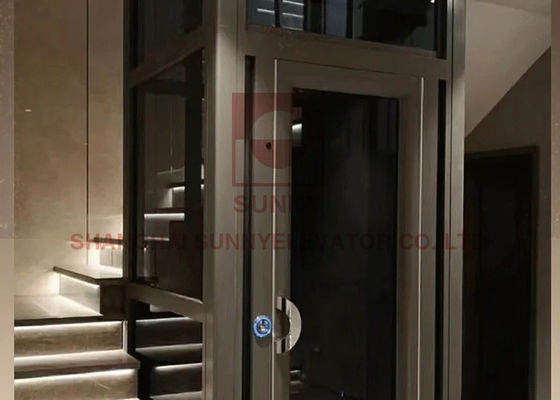 آسانسور مسکونی بار 400 کیلوگرم AC Drive با درب بازشو مرکزی برای استفاده راحت در خانه
