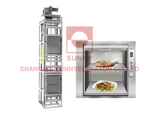 304 فولاد ضد زنگ لوازم شویی سفارشی آسانسور غذا آسانسور غبار کش