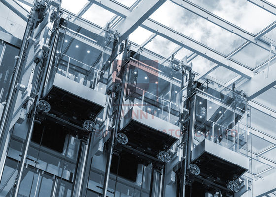 1.75 متر در ثانیه ماشین آلات فولاد ضد زنگ آسانسور کمتر 6 آسانسور مسافر