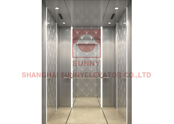 آسانسور خانگی مسکونی بدون اتاق EleganT Rose Gold 320kg با درب بازکن مرکز