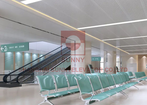 آسانسور بیمارستان سرپوشیده ایمن کم صدا 1600 کیلوگرم بار برای تخت بیمار بیمارستان