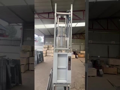 آسانسور باربری فولادی رنگ شده 5000 کیلوگرم ظرفیت 0.5 متر بر ثانیه