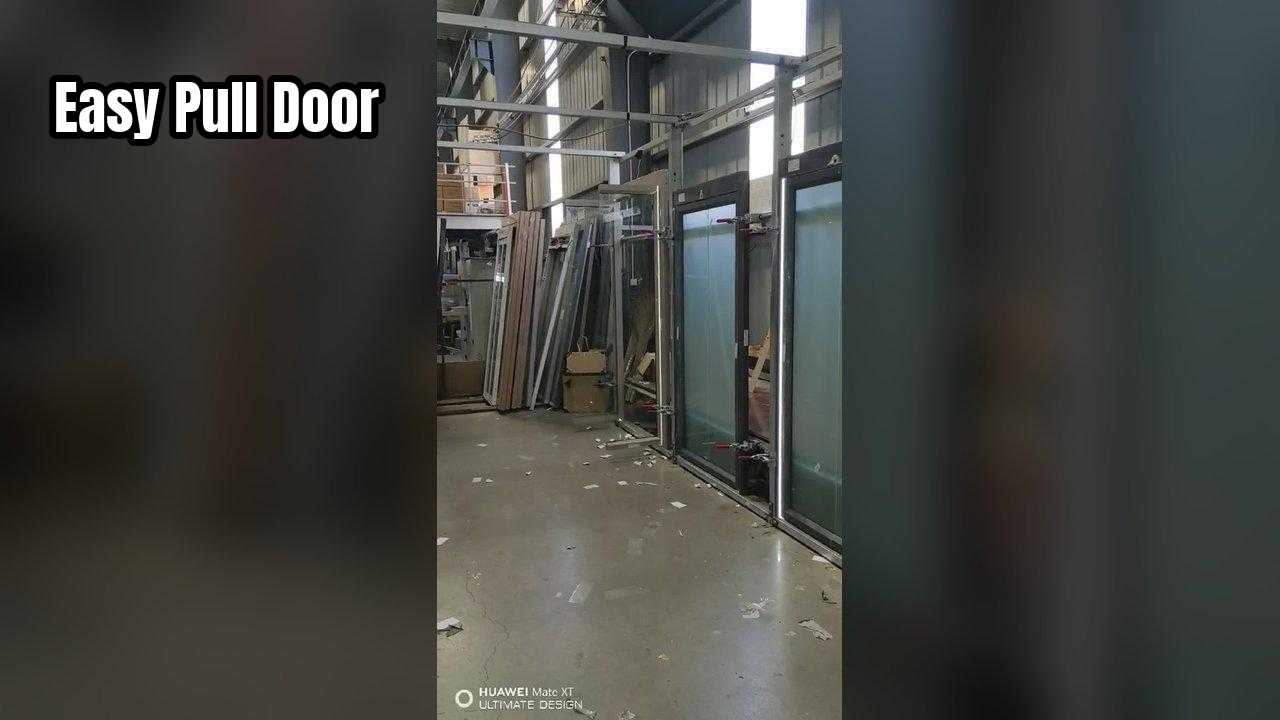 درب دستی باز/بسته شونده خودکار برای بالابر سکوی مسافر